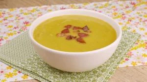 Pea Soup with Sausage and Bacon